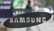 Логотип компании Samsung. Архивное фото